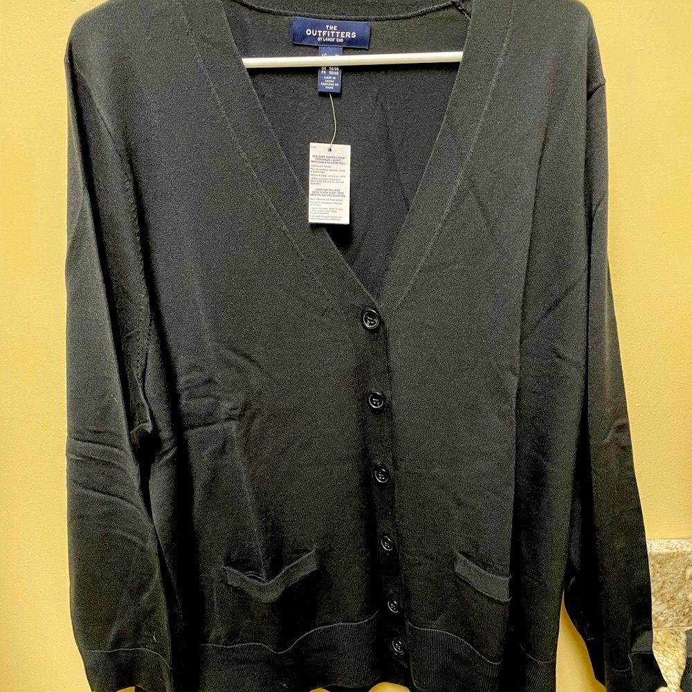 Black Button Down Sweater